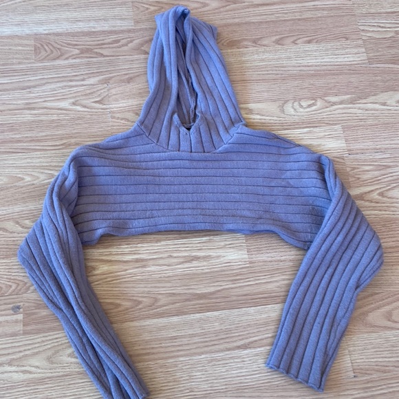 Zara Sweaters Zara Ribbed Arm Shrug Bolero Poshmark